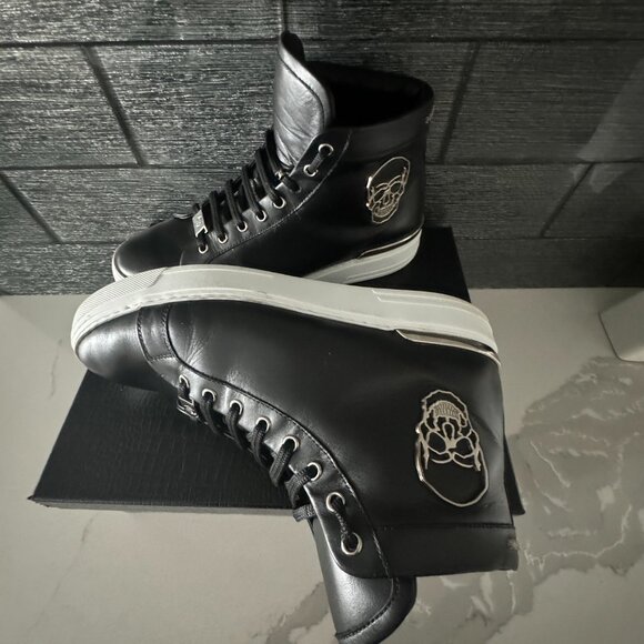 Philipp Plein Hi-Top Sneakers The $kull TM, Size 43 - Picture 6 of 17